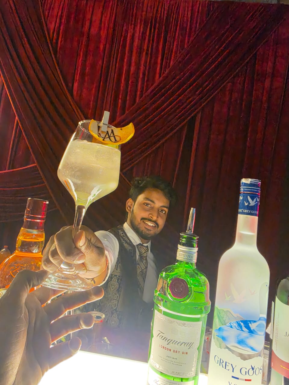 Cocktail Bar Setup